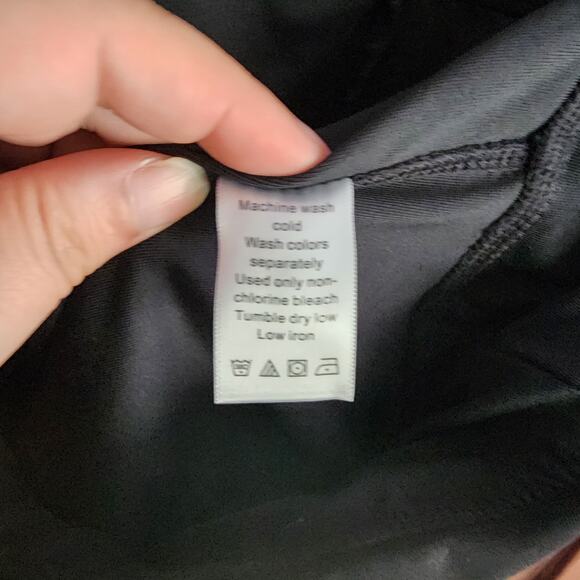 Full Beauty Sport Women's Leggings Size 26 28 Black Activewear Gym Pants Stretch - Picture 6 of 10